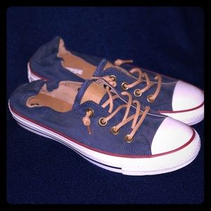 Converse women’s size 8 Navy Blue slip-on